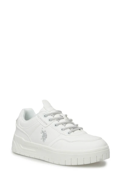 U.S. Polo Assn. CANDY Beyaz Kadın Sneaker 40 - Resim 2