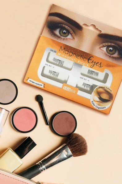 MARA MIKNATISLI KIRPIK EKSTRA YOGUN/MAGNETİC EYELASHES - EXTRA INTENSE - Resim 6