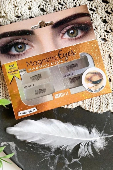 MARA MIKNATISLI KIRPIK EKSTRA YOGUN/MAGNETİC EYELASHES - EXTRA INTENSE - Resim 7