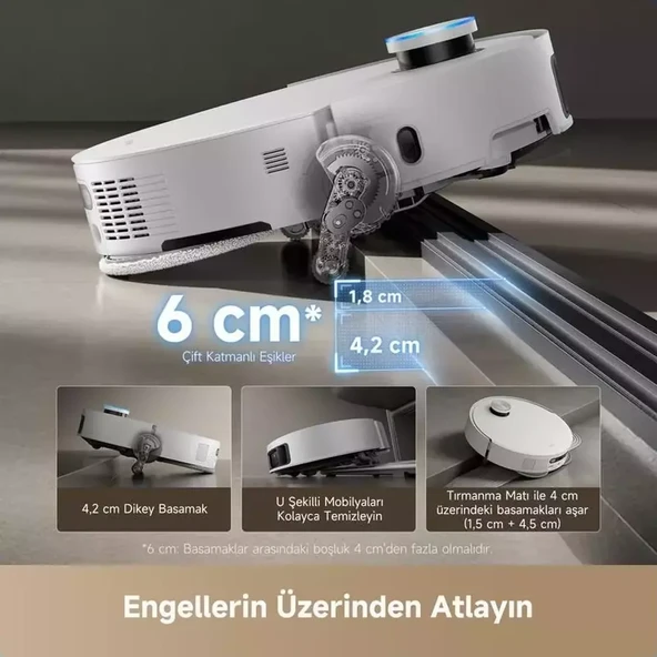 Dreame X50 Ultra Complete Çöp İstasyonlu Akıllı Robot Süpürge - 4