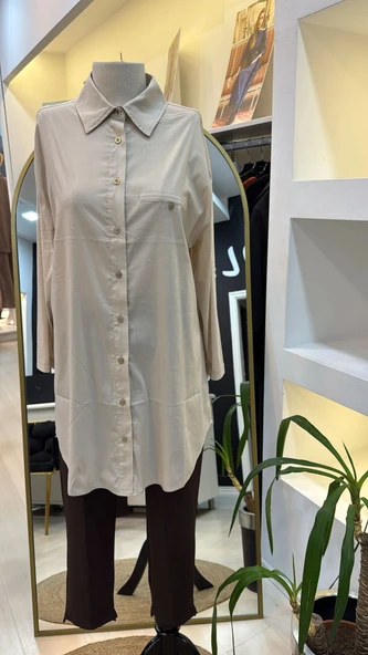 invee gomlek 7155 BEJ ürün görseli