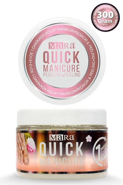 MARA KOLAY MANIKUR&PEDIKUR PEELING 300 g/QUICK MANICURE&PEDICURE PEELING-300 g ürün görseli 1