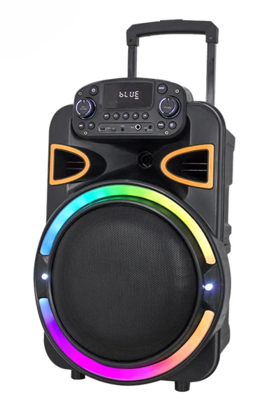 Acl Acs-2 30W Taşınabilir TWS Kablosuz PartyBox Hoparlör | RGB Işık, Bluetooth, Kumanda ve Mikrofon Destekli - 1