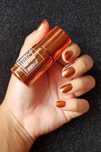Mara Yeni Mirror Effect Nail Polish 15 ml - Bakır - 7