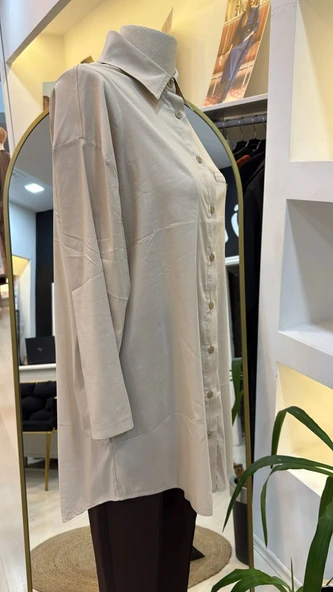 invee gomlek 7155 BEJ - Resim 2