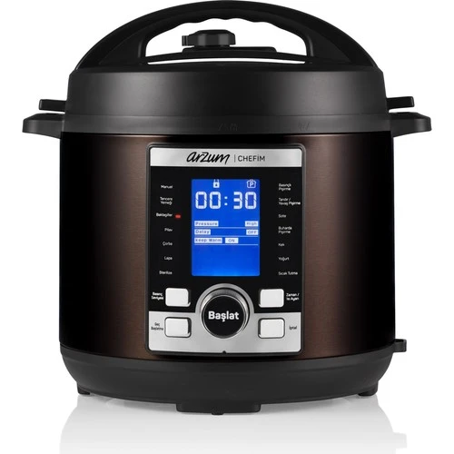 ARZUM 2055 CHEFIM COK AMACLI BASINCLI PISIRICI SIYAH ürün görseli