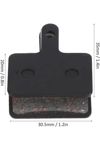 2 Set Bisiklet Hidrolik Mekanik Disk Kaliper Fren Balatası Shimano Model Bisiklet Balata - 6