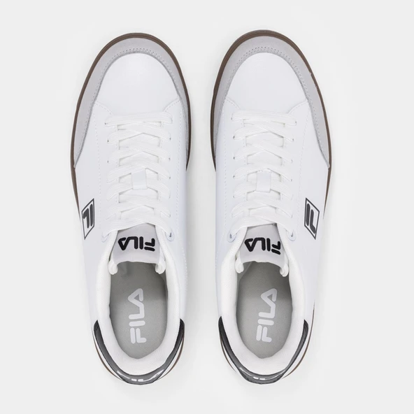 Fila Courtbay Erkek Sneaker Spor Ayakkabı Siyah-Beyaz FFM0365 - Resim 4