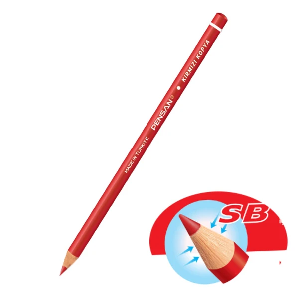 Pensan Kırmızı Kopya Kalemi 1 Adet KOD : 55410 - Resim 2