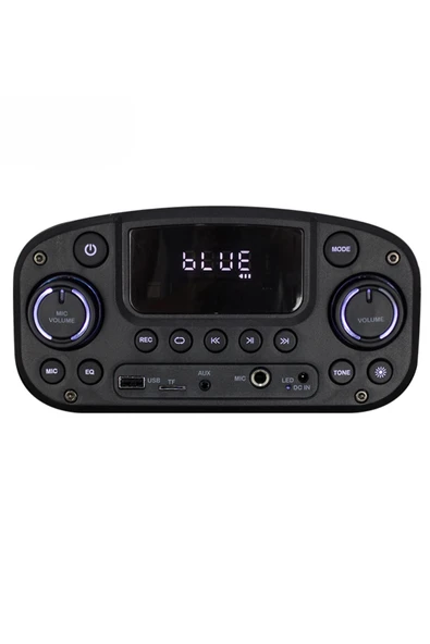 Acl Acs-2 30W Taşınabilir TWS Kablosuz PartyBox Hoparlör | RGB Işık, Bluetooth, Kumanda ve Mikrofon Destekli - 3