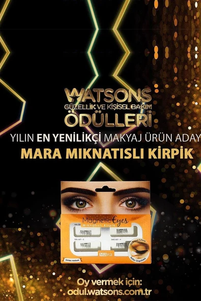 MARA MIKNATISLI KIRPIK EKSTRA YOGUN/MAGNETİC EYELASHES - EXTRA INTENSE - Resim 8