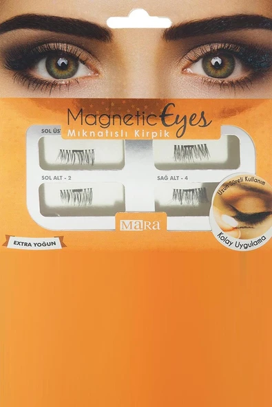 MARA MIKNATISLI KIRPIK EKSTRA YOGUN/MAGNETİC EYELASHES - EXTRA INTENSE - Resim 4