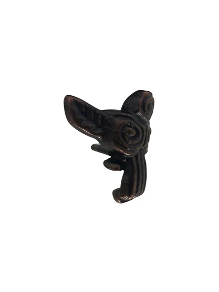 Melek 1.5cm Metal Ayak Çeyiz ve Hediye Kutusu Mobilya Ayağı(1.5CM)(BRONZ) Bronz 1.5cm BRONZ - 2 ADET - Resim 3