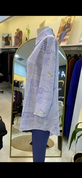 invee gomlek 7155 MAVİ - Resim 6