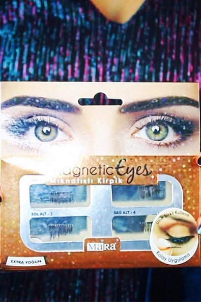 MARA MIKNATISLI KIRPIK EKSTRA YOGUN/MAGNETİC EYELASHES - EXTRA INTENSE - Resim 3
