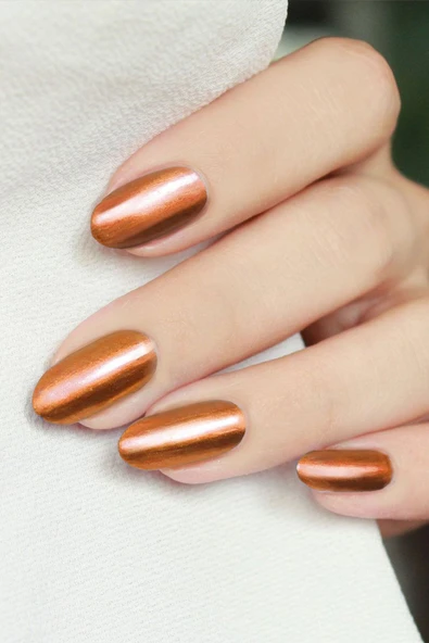 Mara Yeni Mirror Effect Nail Polish 15 ml - Bakır - 8