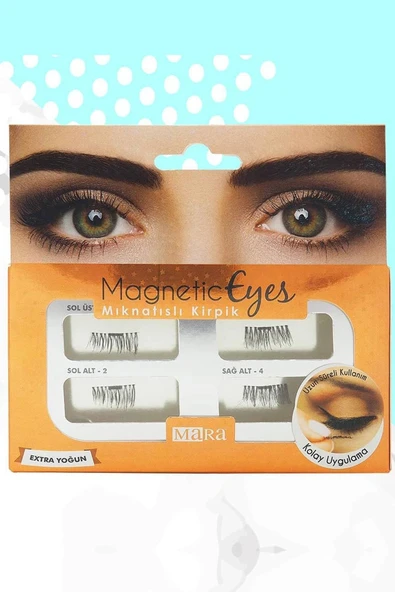 MARA MIKNATISLI KIRPIK EKSTRA YOGUN/MAGNETİC EYELASHES - EXTRA INTENSE - Resim 2