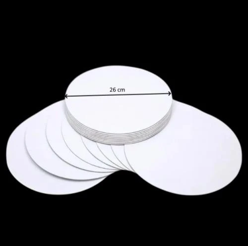 Turta Mendili / Pasta Altlığı Beyaz Yuvarlak 26 cm 10 adet ürün görseli