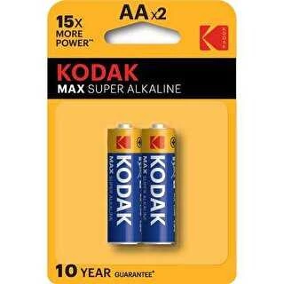 KODAK MAX SUPER ALKALİNE  AAX2 LR6 1,5X2Lİ  KALEM PİL ürün görseli 1