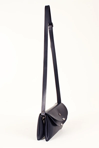 Siyah Kadın El ve Omuz Cantasi - Resim 2