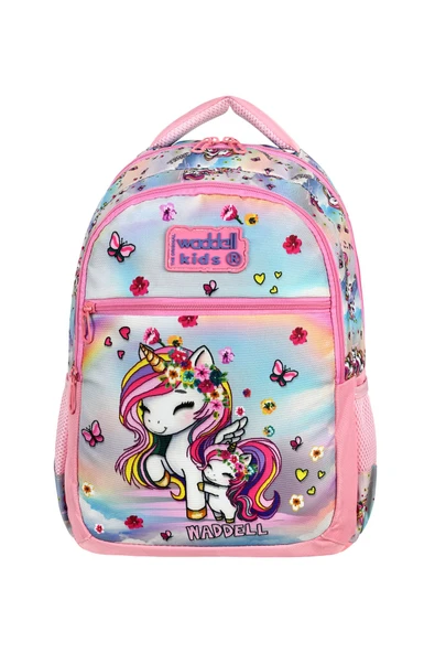 Yeni Unicorn Temalı İlkokul Sırt Çantası Ve Beslenme Çantası - Resim 4
