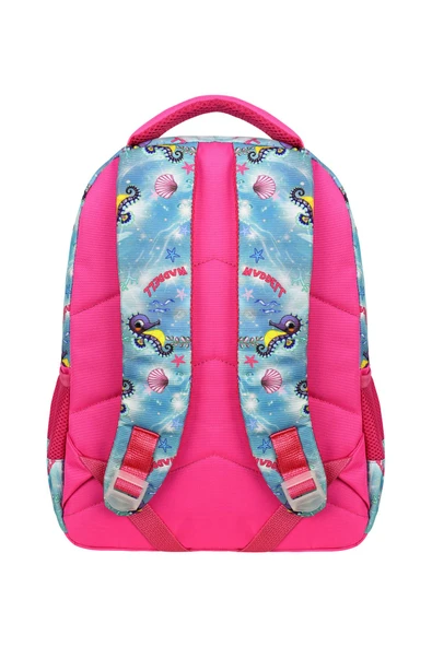 Yeni Deniz Kızı Desenli İlkokul Sırt Çantası Ve Beslenme Çantası - Resim 4