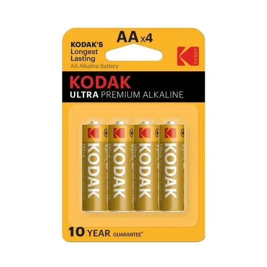 KODAK ULTRA PREMIUM ALKALİNE  AAX4 1,5X4 LÜ  KALEM PİL ürün görseli 1
