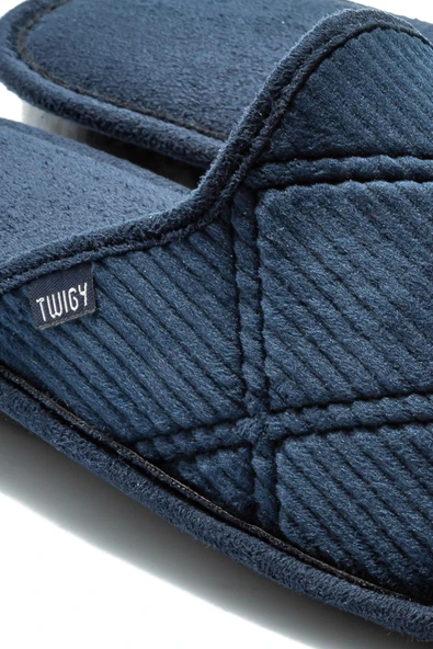 TWIGY TW ROGER LACİVERT ERKEK EV TERLİK 41/46 - Resim 2