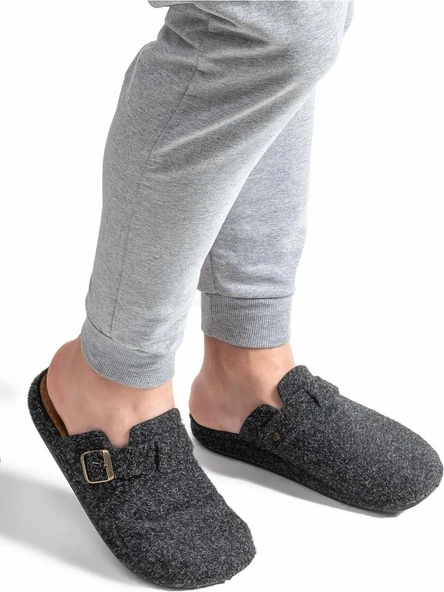 TWIGY TW MANU SİYAH ERKEK EV TERLİK 41/45 - Resim 3