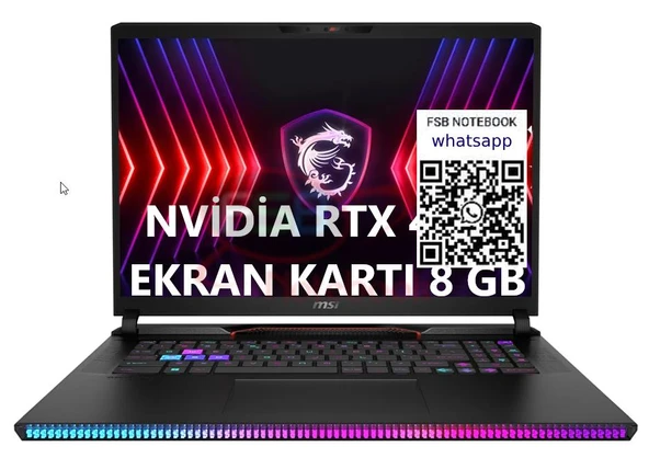 Msi Grafik Tasarım Bilgisayarı Laptop İ9 İşlemci 8gb ekran kartlı - 9