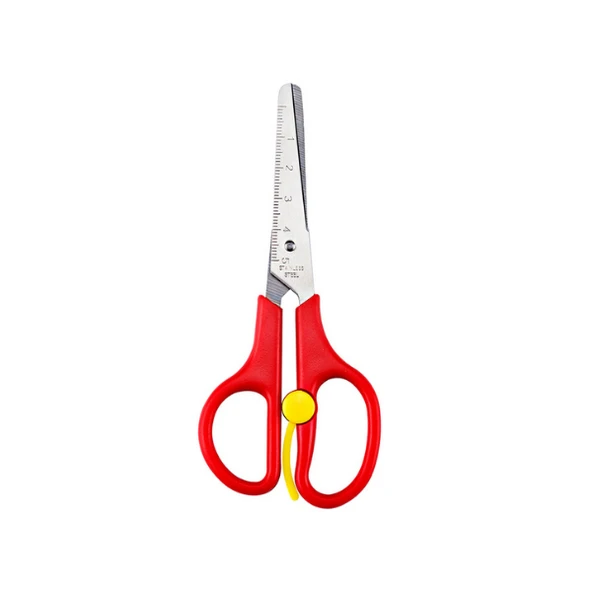 BR-701 Öğrenci Makası Yaylı, Cetvelli ürün görseli