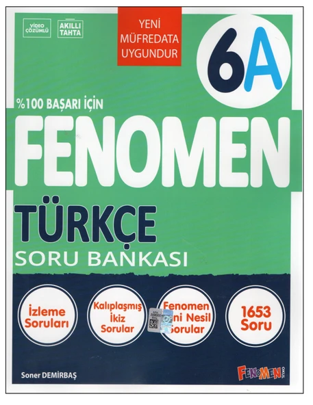 Fenomen 6. sınıf 6A Türkçe Soru Bankası