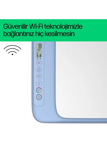 HP Deskjet 2878 70S63C Wi-Fi + Fotokopi + Tarayıcı Renkli Çok Fonksiyonlu Mürekkep Püskürtmeli Yazıcı (OUTLET) - 2