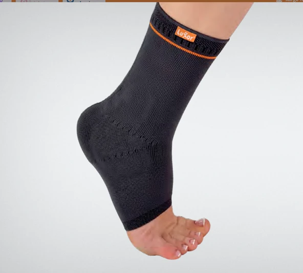 LUXOR ÖRGÜ SİLİKON PED DESTEKLİ AYAK BİLEKLİĞİ ( XL ) ürün görseli
