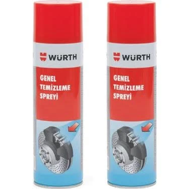 Würth 500 ml 2 Adet Fren Balata Temizleme Spreyi