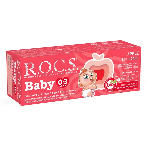R.O.C.S.Baby Diş Macunu 0-3 Yaş 35 ml Elma - 2