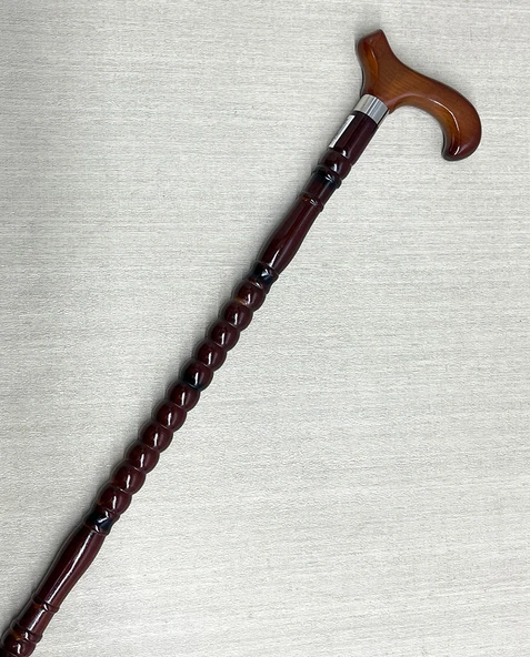 Periboia Rahat Tutuşlu Kahverengi Ahşap Baston ürün görseli