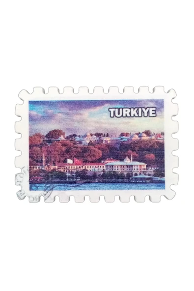 Türkiye Temalı Pul Magnet - Resim 3
