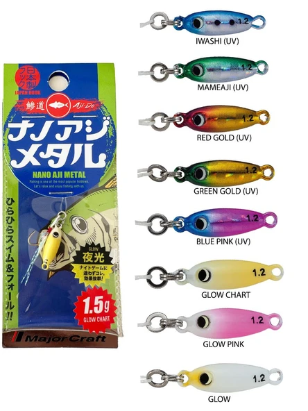 Major Craft Aji-Do Nano Aji Metal Jig 1.5gr 1.45mm - Resim 2