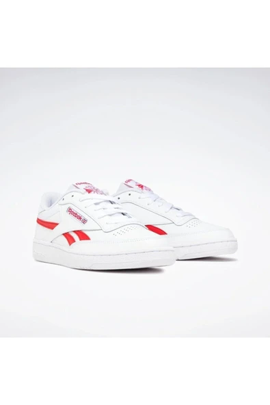Reebok Club C Revenge Beyaz Kırmızı Sneaker 45 - Resim 2