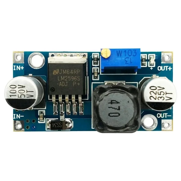 LM2596S-ADJ 3-40V DC-DC Ayarlanabilir Kademeli Güç Kaynağı Modülü 3A LM2576 - Resim 2