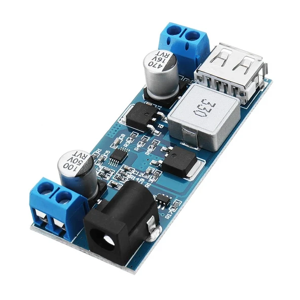 24V/12V to 5V 5A Güç Modlü DC-DC Kademeli Güç Azaltıcı Modül - Resim 2