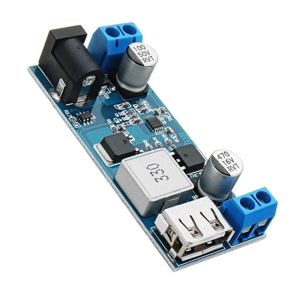 24V/12V to 5V 5A Güç Modlü DC-DC Kademeli Güç Azaltıcı Modül - Resim 3
