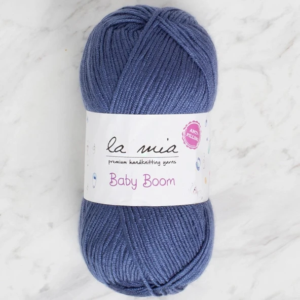 La Mia Baby Boom Havacı Mavi El Örgü İpi - 1533 - 34129 ürün görseli 1