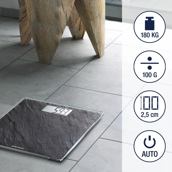 Leifheit Style Sense Compact Dijital Baskül Kişisel Terazi Lfh63881 - Resim 2