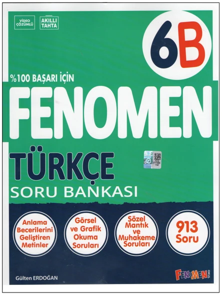 Fenomen 6. sınıf 6B Türkçe Soru Bankası