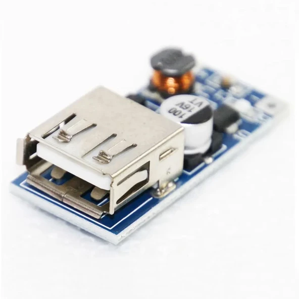 DC-DC Boost Modül (0.9V~5V) to 5V 600MA USB Boost Devre Kartı - Resim 2