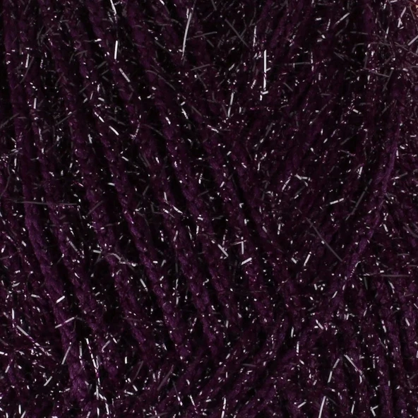 Loren Silver Patlıcan Moru El Örgü İpi - RS0109 - 34082 - Resim 2