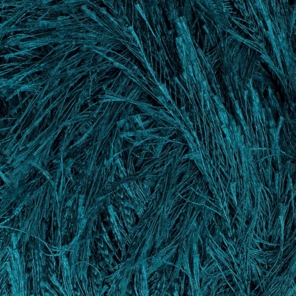Loren Furry Petrol Mavisi El Örgü İpi - RF039 - 34057 - Resim 2