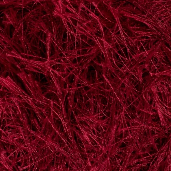 Loren Furry Bordo El Örgü İpi - RF026 - 34054 - Resim 2